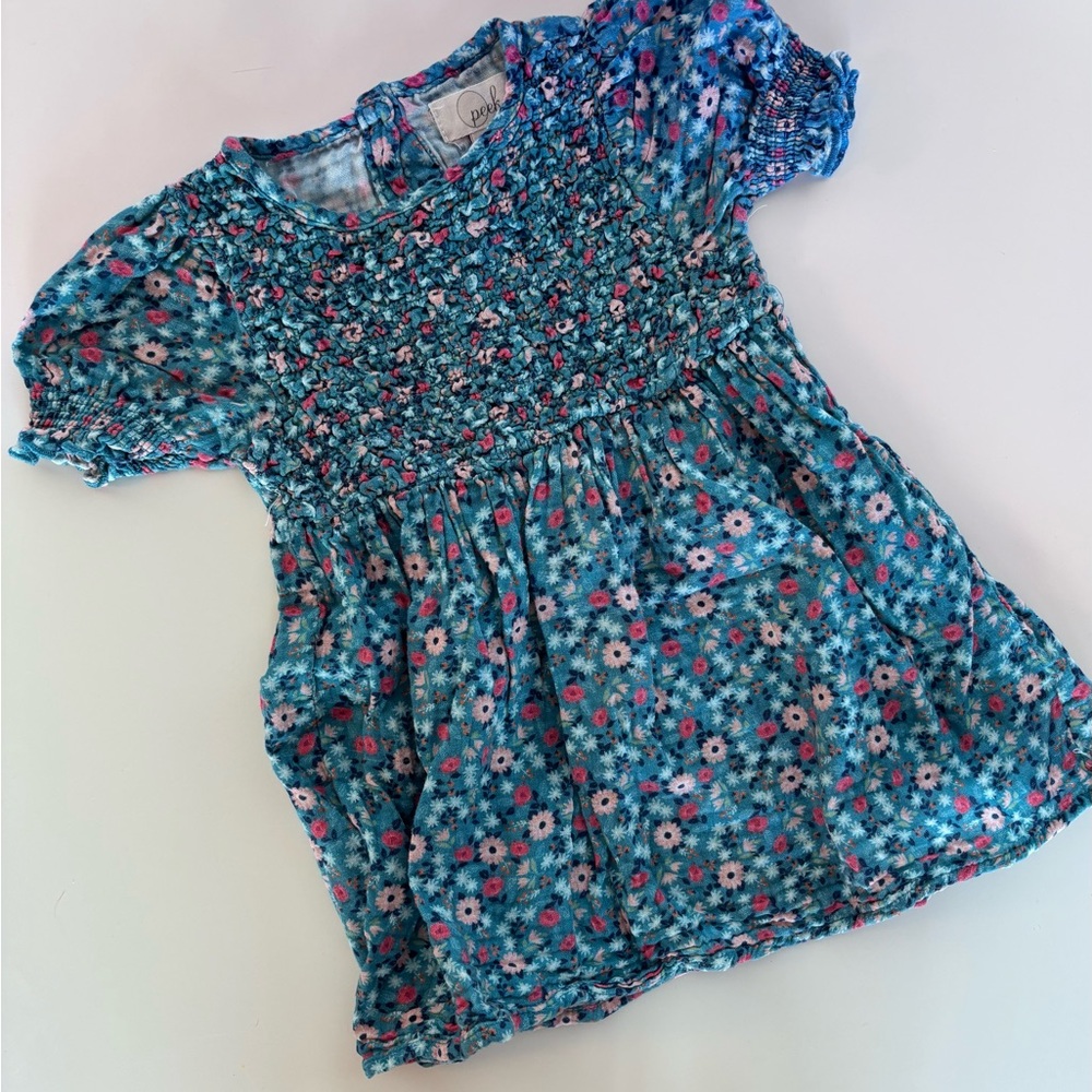 Peek Blue and Pink Floral Dress